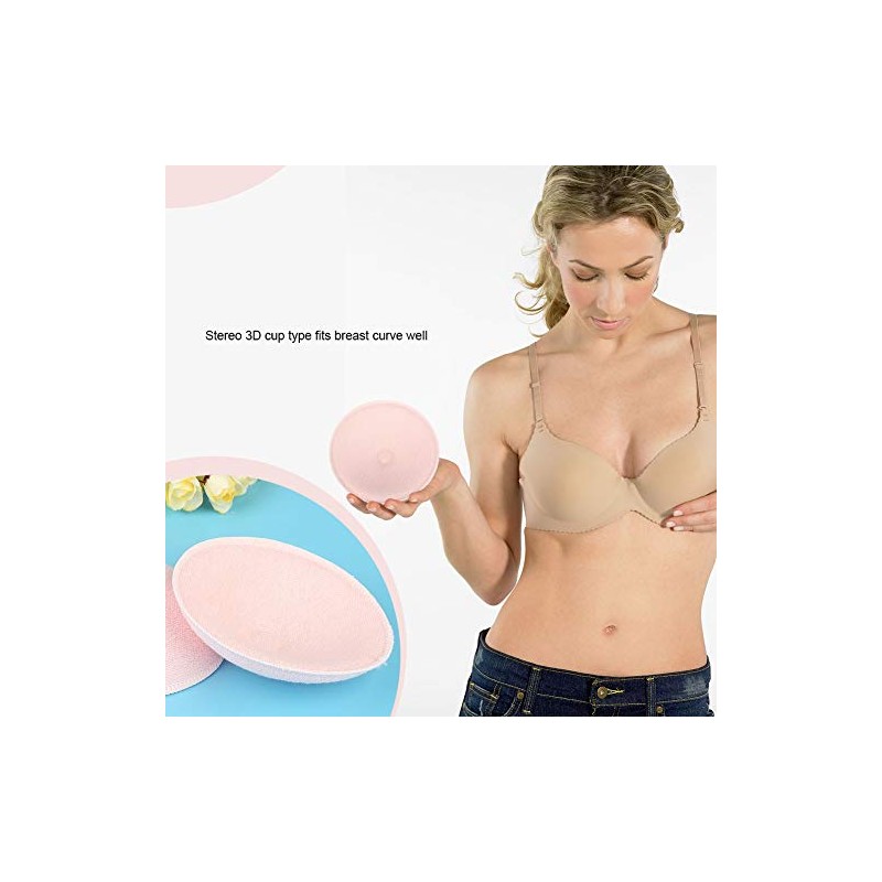 DEWIN 6pcs Discos Absorbentes Lavables - Discos Absorbentes Contorneados de