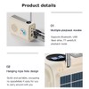Fahgaer Mini Portable FM Radio Outdoor Solar Radio Bluetooth Speaker