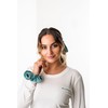 Violet and Brooks Embellished Scrunchie - Teal