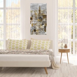 Fine Art Canvas Rainy Day Companions Canvas Wall Decor by Artist Pamela K. Beer for Living Room, Bedroom, Bathroom, Kitchen, Office, Bar, Dining & Guest Room - Ready to Hang - 26 in x 50 in