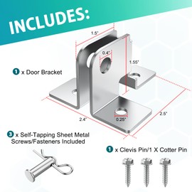 Garage Door Parts, Garage Door Opener Bracket, Door Reinforcement Bracket,Compatible with Genie,Liftmaster, Sears, Craftsman 19782, 19792A, 19792B