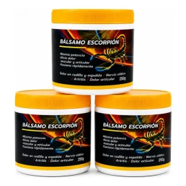 Bálsamo Escorpión Pomada Muscular 250g 3 Pack + Regalo