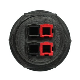 2-Way Threaded Panel Mount Housing for Anderson Powerpole Connector PP15 PP30 PP45