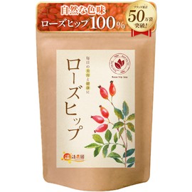 Warm Farm [Natural Color Not Red] Rose Hip Tea Bag 0.07 oz (2 g) x 30 Packets Rose Hip Tea Caffeinated Tea Leaf Herbal Tea