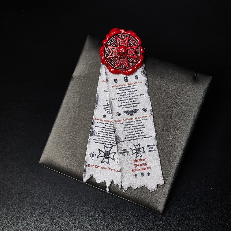Starforged Black Templars Pureity Seals - Pin de cera para