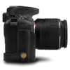MegaGear MG1535 Nikon D3500 Ever Ready Kameratasche und Trageriemen, Leder,