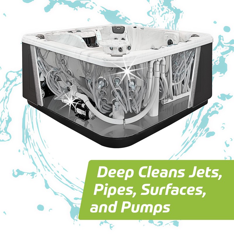 Velocity Hot Tub Cleaner – 2 Uses Per Bottle. Spa