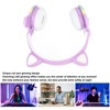 Bluetooth Cat Ear Headphones Fashionable Light Up Wireless Headset for