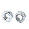 uxcell 5/16"-24 Zinc Plated Self-Locking Nylon Insert Hex Lock Nut