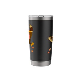 Thanksgiving Turkey Running Outfit Gear Costume Turkey Trot Stainless Steel Insulated Tumbler