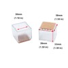 Antrader Rubber Furniture Pads Square Shape Floor Protector Chair Sofa