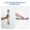 Gotega Shower Grab Bar 2 Pack, Stainless Steel Bathroom Grab