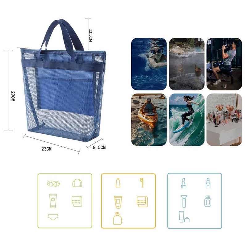 Bombinate Mesh Bag, Pool Bag, Adult Sauna Bag, Hot Spring
