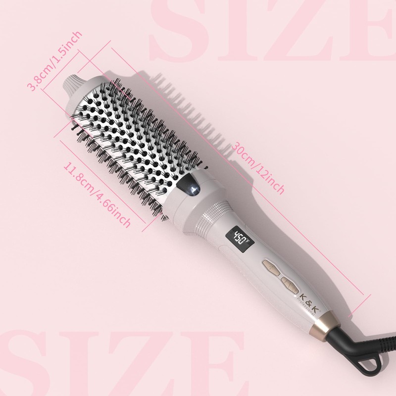 K&K Thermal Brush Heated Round Brush - Blowout Look Volumizer