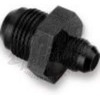 Squirrelly Performance Reducer Union Fitting -6an to -8an ORB Black