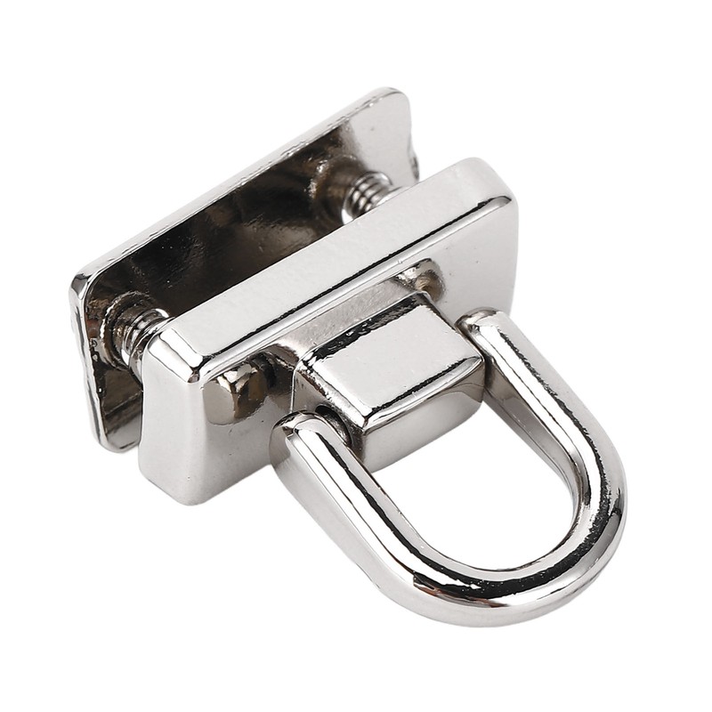 20Pcs D Ring Rivets 360 Rotatable Studs with Screw for