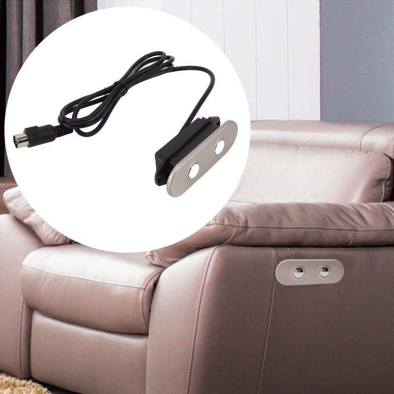 Electric Recliner Controller Zinc Alloy 2 Button 5 Pin Electric