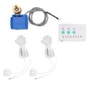 Fafeicy AC100-240V Water Leak Sensor, 1-Valve 2-Way Sensor, House Leak