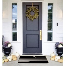 Dachshund Dog Themed Doormat for Dachshund Lover House Porch Front Entrance, 17 x 30 Inch, Funny Vintage Entryway Door Mat Decor, Bedroom Non-Slip Rubber Backing, Dachshund Decor