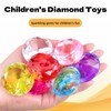 Omeblos 60 Pcs 20mm Gemstones for Kids,Acrylic Diamond Gems Jewels,Kids