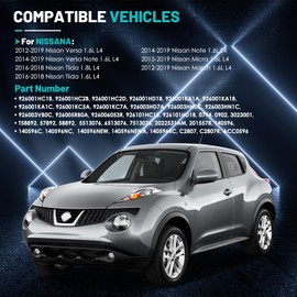 Farrme A/C Compressor Fit for Nissan Versa Note 2012-2019, Tiida 2016-2018 Air Compressor with Clutch CO 29099C Automotive Replacement AC Compressor Clutch Kit 926001HC1B, 926001HC2B