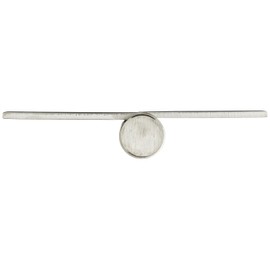 Sugatsune S-6166-2-L Weld On Lift Off Hinge, Stainless Steel 304, Brushed Finish, Left Handedness, 3mm Leaf Thickness, 110mm Open Width, 18mm Pin Diameter, 102mm Height