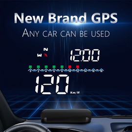 Heads Up Display for Cars, GPS Speedometer for Car, Universal Digital Speedometer HUD Display for All Vehicles, Plug and Play (M19)
