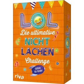 LOL – Die ultimative Nicht-lachen-Challenge – Edition für Kinder: Mit den besten Witzen, Flachwitzen, Scherzfragen. Ab 6 Jahren. Partyspiel für Kindergeburtstage