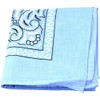 Bandana with original Paisley pattern in light blue