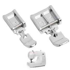 Magnetischer Nahtführer für Nähmaschine, 2 Stück Rollsaumfuss für Nähmaschine Für Nähen & Stoffe, Nähzubehör Für Nähmaschine, Magnetische Nähte für DIY, Zipper Einfädler Nähzubehör