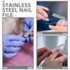 Healeved 4pcs Versatile Nail File for Fingernails Toenails Nailcutter Cuticle