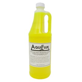 Rosenthal Collection – Aquiflux Silver Flux for Soldering Jewelry – Low-Residue, Liquid Handy Flux for Clean Gold & Silver Joints (32 oz.)