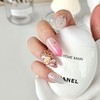 Light Rose Moon Handmade Nail Tips - Long Point /