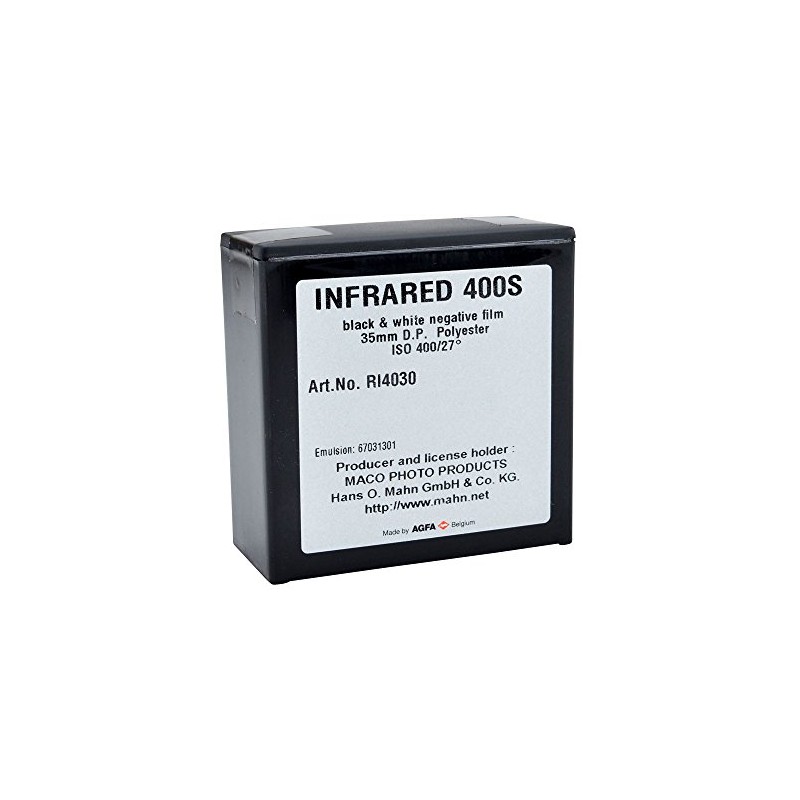 Rollei Film Accessories Infared 400 ISO, 35mm x 100 ft.