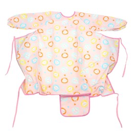 Mitas Meal Apron, Baby Meal Apron, Tablecloth, One-Piece Meal Apron, Nursery School, Unisex, Children, D type (rabbit 1)