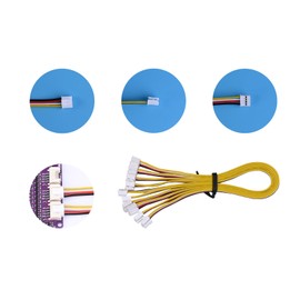 4 Pin Jumper Wire HY2.0mm Pitch Pin Universal Grove Buckled Cable 50cm (5Pcs Per Pack)