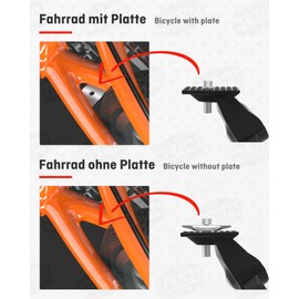 HENMI Bicycle Stand 20-24 Inch Children's Bicycle Stand, Height Adjustable Children's Bicycle Stand, Aluminium Alloy Centre Mount for Mountain Bike, Road Bike, Sports Bike, City Bike