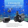 hygger 800GPH Quiet Submersible and External 24V Water Pump, with