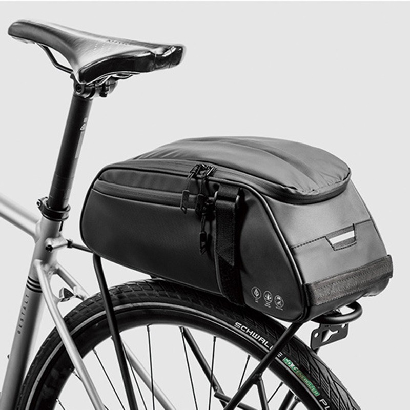 Multifunctional Rear Rack Bag Waterproof Bike Rack Seat Bag Outdoor