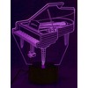 Piano - 3D LED LAMP Optical Illusion Light with 7