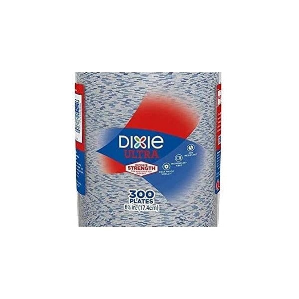 Dixie Ultra Paper Plate, 6-7/8 Inch, 300 Count