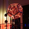 Dodecahedron Gaming Light, Cool RGBW LED Table Lamp with Stand