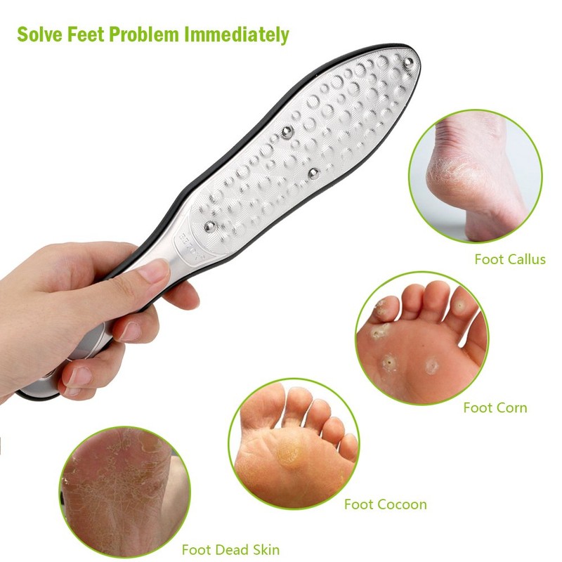 BEZOX Foot File Callus Remover, Heavy Duty Stainless Steel Foot