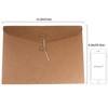 VANRA Kraft String Envelope File Folder Project Pockets File Jacket