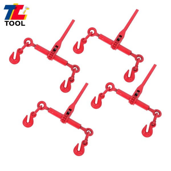 Tool library 4 x Ratchet Chain Load Binder 1/4" -