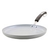 Farberware EcoAdvantage Ceramic Nonstick Griddle/Grill Pan, 11.25 Inch - Gray