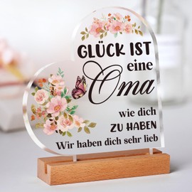 Grandma Gift, Grandma Birthday Gift, Decorative Ornaments Made of Acrylic