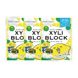 Xyl Block Octiclemon, Prevents Tooth Decay, Uses 100% Xylitol, 0.8 oz (22 g) x 3 Packs
