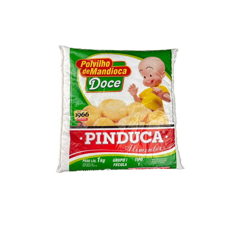 Pinduca Manioc Starch 1Kg 35.2oz Gluten-free Sweet Manioc Starch for