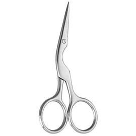 Newest Eyebrow Tweezers Brow Shaping Scissors (Silver)